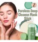 Green Tea Eggplant Clay Stick Mask Purifying Moisturizing Cleansing Face Care Oil Control